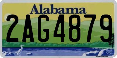 AL license plate 2AG4879