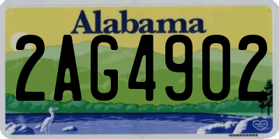 AL license plate 2AG4902