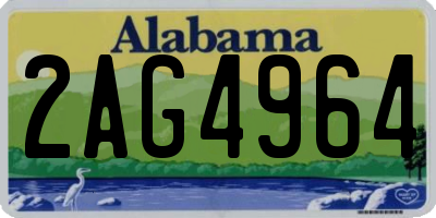 AL license plate 2AG4964