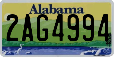 AL license plate 2AG4994