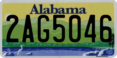 AL license plate 2AG5046