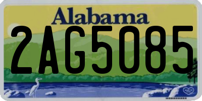 AL license plate 2AG5085
