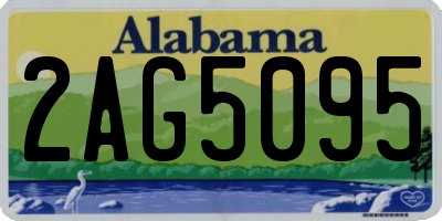 AL license plate 2AG5095