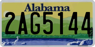 AL license plate 2AG5144