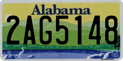 AL license plate 2AG5148