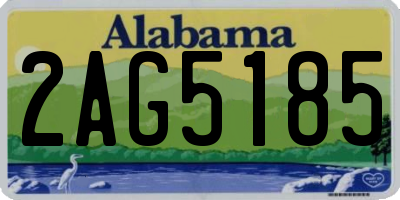 AL license plate 2AG5185