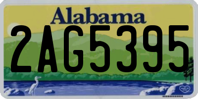 AL license plate 2AG5395
