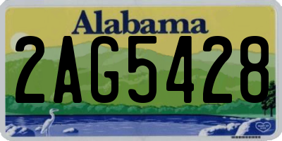 AL license plate 2AG5428