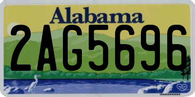AL license plate 2AG5696