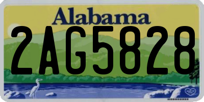 AL license plate 2AG5828