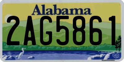AL license plate 2AG5861