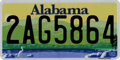 AL license plate 2AG5864