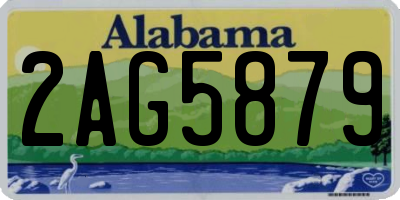 AL license plate 2AG5879