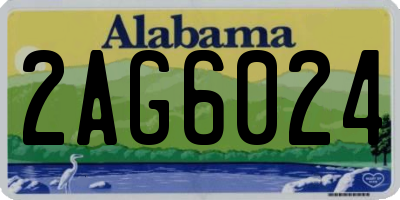 AL license plate 2AG6024