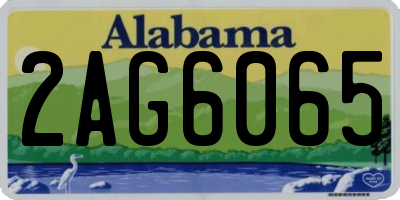 AL license plate 2AG6065