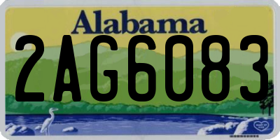 AL license plate 2AG6083
