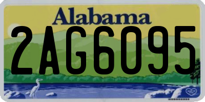 AL license plate 2AG6095