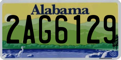 AL license plate 2AG6129