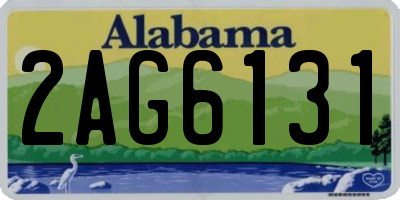 AL license plate 2AG6131