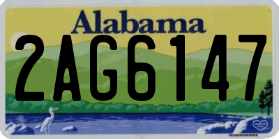 AL license plate 2AG6147