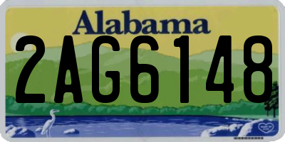 AL license plate 2AG6148
