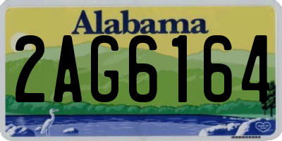 AL license plate 2AG6164