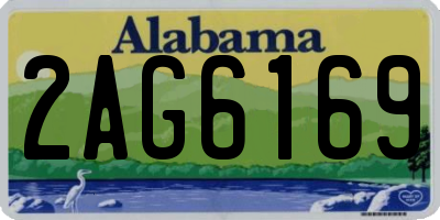 AL license plate 2AG6169