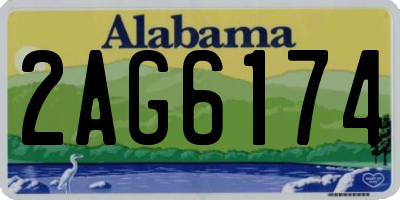 AL license plate 2AG6174