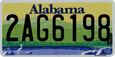 AL license plate 2AG6198