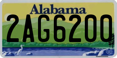 AL license plate 2AG6200