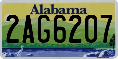AL license plate 2AG6207