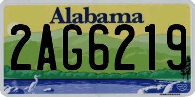 AL license plate 2AG6219