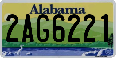 AL license plate 2AG6221