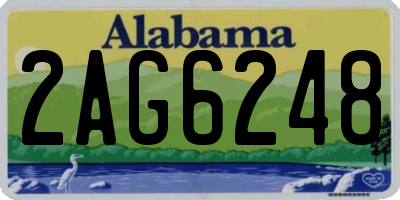 AL license plate 2AG6248