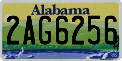 AL license plate 2AG6256
