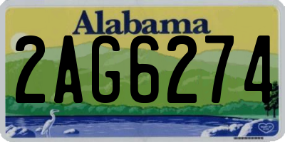 AL license plate 2AG6274
