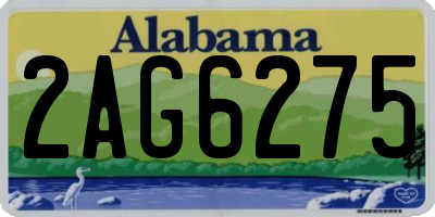 AL license plate 2AG6275