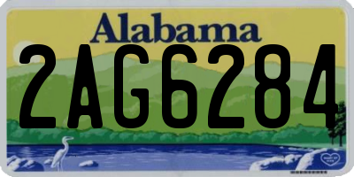 AL license plate 2AG6284
