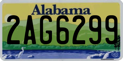 AL license plate 2AG6299