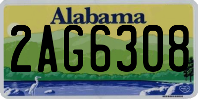 AL license plate 2AG6308