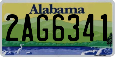 AL license plate 2AG6341