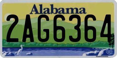AL license plate 2AG6364