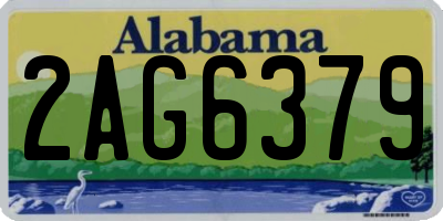 AL license plate 2AG6379