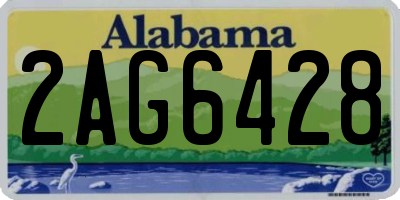 AL license plate 2AG6428