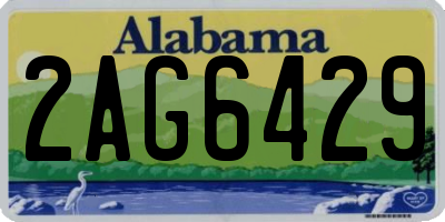 AL license plate 2AG6429