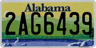 AL license plate 2AG6439