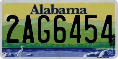 AL license plate 2AG6454
