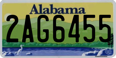 AL license plate 2AG6455