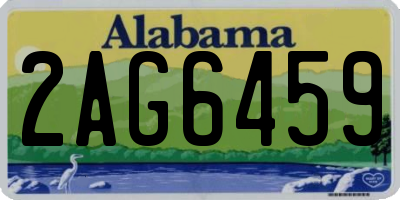 AL license plate 2AG6459