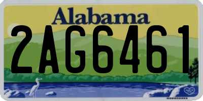 AL license plate 2AG6461